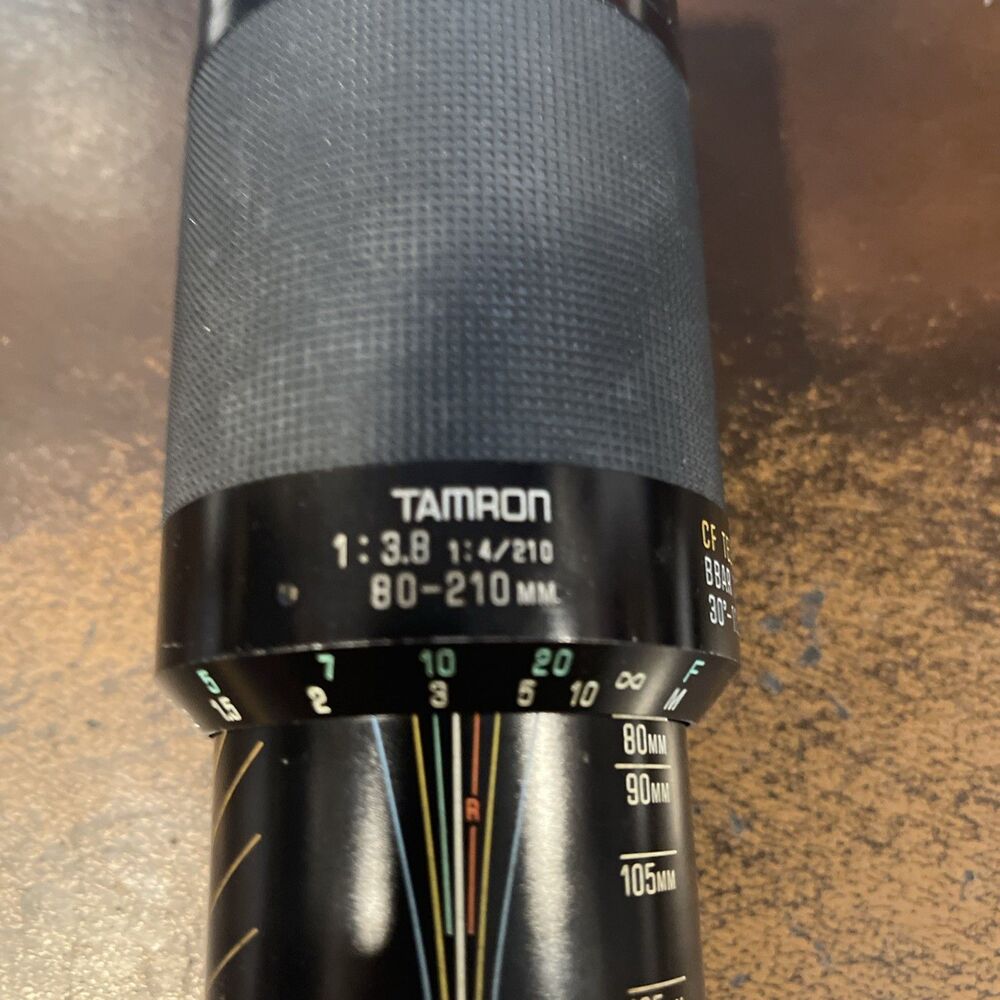 Tamron 80-210mm F/3.8-4 CF Tele-Macro Compact Zoom Adaptall Used Very Good